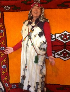 Sandy dressed as an Amazigh girl!