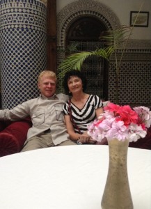 Michael & Elaine Curll in Fez